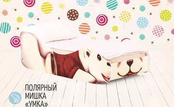 Детская кровать-зверенок Полярный мишка-Умка в Перми - предосмотр