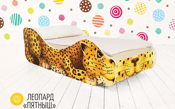 Кровать детская Леопард-Пятныш в Перми - изображение