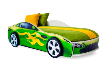 Детская кровать-машина Бондимобиль зеленый в Перми