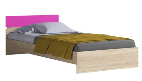 Кровать в детскую Формула, 900 розовый с основанием в Чайковском - изображение