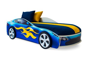 Кровать-машина Бондимобиль синий в Перми