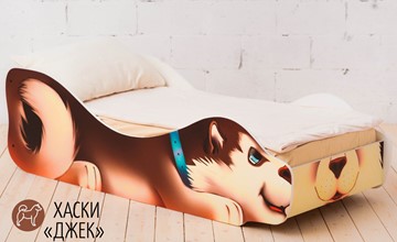 Детская кровать-зверёнок Хаски-Джек в Перми - предосмотр