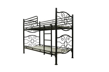 Детская кровать 42.10-02 Эльбрус (металл черный) в Кунгуре - предосмотр 1