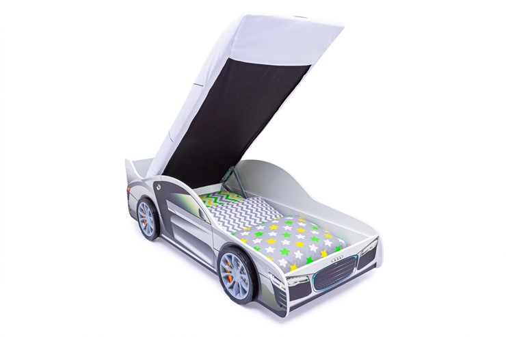 Детская кровать-машина с подъемным механизмом Ауди в Перми - изображение 3