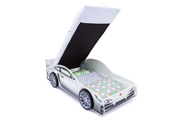 Детская кровать-машина с подъемным механизмом Порше в Перми - предосмотр 3