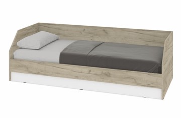 Кровать подростковая Modern О81, Серый дуб - Белый в Березниках