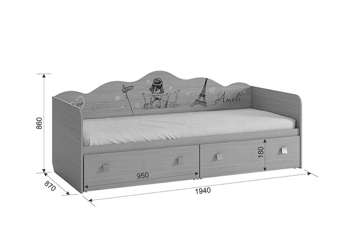 Детская кровать-софа Амели в Перми - изображение 2