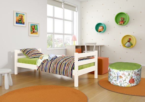 Детская кровать Соня Вариант 1, Белый в Березниках - изображение