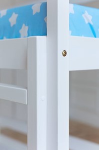 Детская двухэтажная кровать Домик с ящиками, цвет белый в Березниках - предосмотр 4