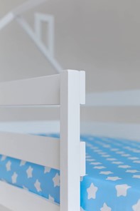 Двухъярусная кровать Домик, цвет белый в Перми - предосмотр 3