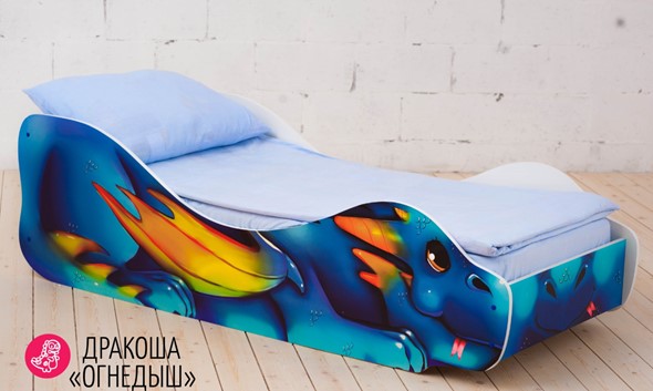 Детская кровать-зверёнок Дракоша-Огнедыш в Перми - изображение