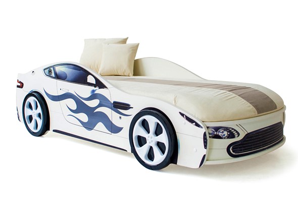 Кровать-машина Бондимобиль белый в Перми - изображение