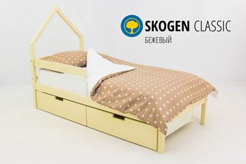 Детская кровать-домик мини Skogen бежевый в Перми