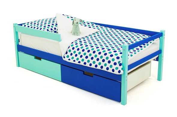 Детская кровать-тахта Skogen мятно-синий в Перми - изображение