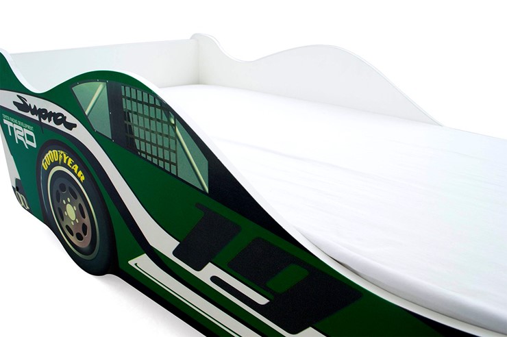 Детская кровать-машина Супра зеленая в Перми - изображение 5