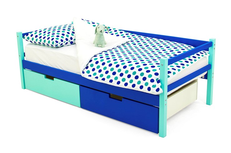 Детская кровать-тахта Skogen мятно-синий в Перми - изображение 3