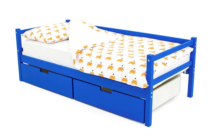 Кровать-тахта детская Skogen синяя в Перми - изображение 3