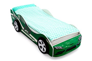 Детская кровать-машина Супра зеленая в Перми - предосмотр 1