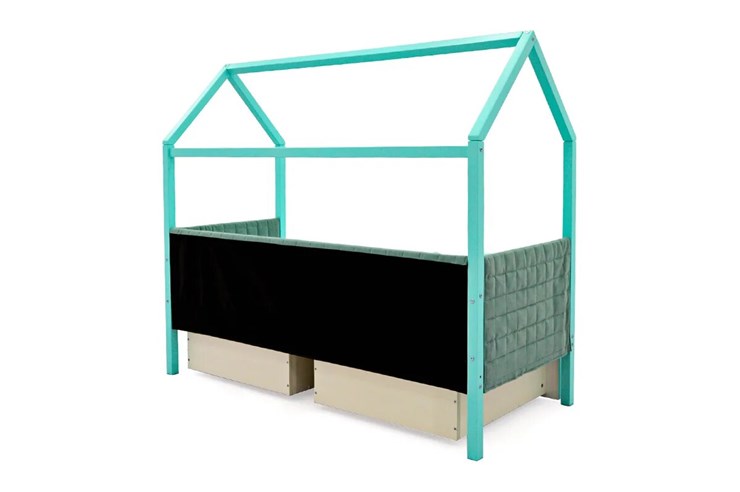 Кровать-домик в детскую «Svogen мятная» мягкая в Перми - изображение 6