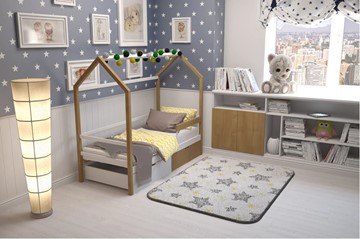 Кровать-домик детская Svogen белый-дерево в Перми - предосмотр 4