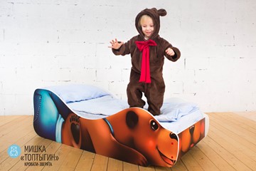 Кровать детская Мишка-Топотыгин в Перми - предосмотр 1
