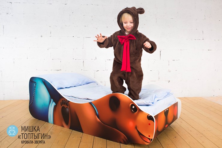 Кровать детская Мишка-Топотыгин в Перми - изображение 1