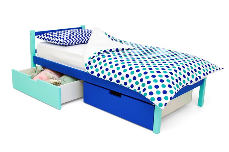 Кроватка Skogen classic мятно-синия в Перми - изображение 4