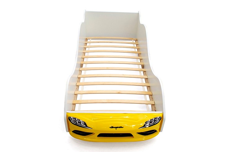 Кровать-машина в детскую Супра желтая в Перми - изображение 8