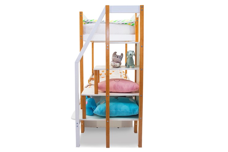 Двухэтажная детская кровать Svogen дерево-белый в Перми - изображение 6