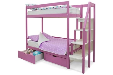 Детская двухэтажная кровать Svogen розовый в Березниках - предосмотр 5
