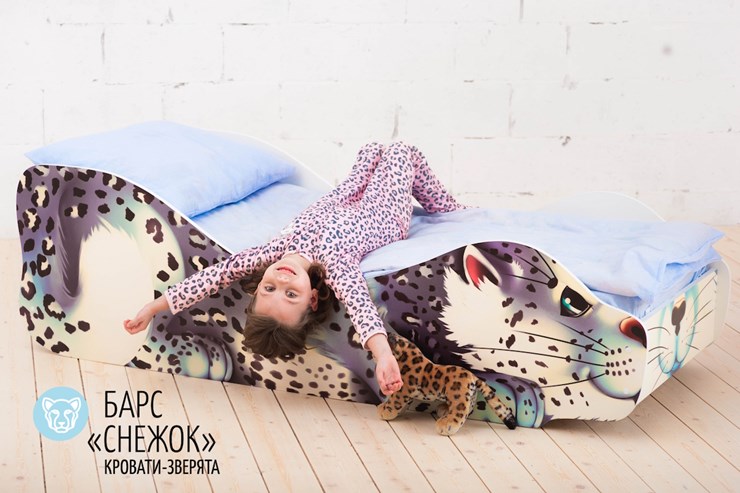 Детская кровать-зверенок Барс-Снежок в Березниках - изображение 3