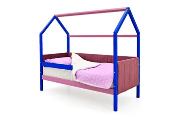 Детская кровать-домик «Svogen синий-лаванда» мягкая в Перми - предосмотр 2