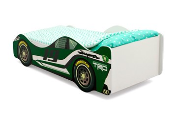 Детская кровать-машина Супра зеленая в Перми - предосмотр 4