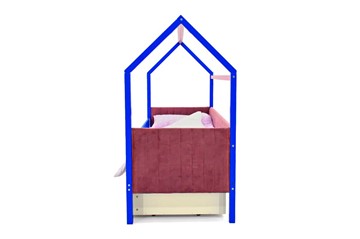Детская кровать-домик «Svogen синий-лаванда» мягкая в Перми - предосмотр 5