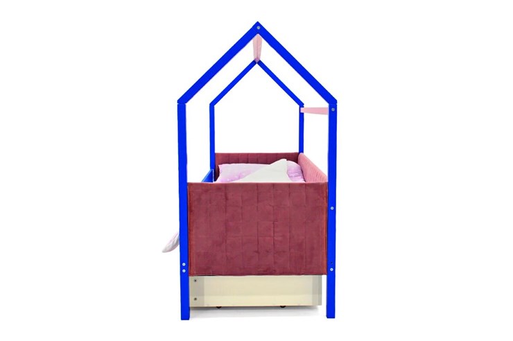 Детская кровать-домик «Svogen синий-лаванда» мягкая в Перми - изображение 5