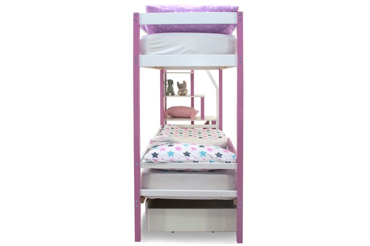 Детская 2-этажная кровать Svogen лаванда-белый в Перми - изображение 8
