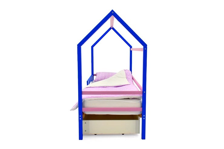 Детская кровать-домик Svogen синий-лаванда в Перми - изображение 4