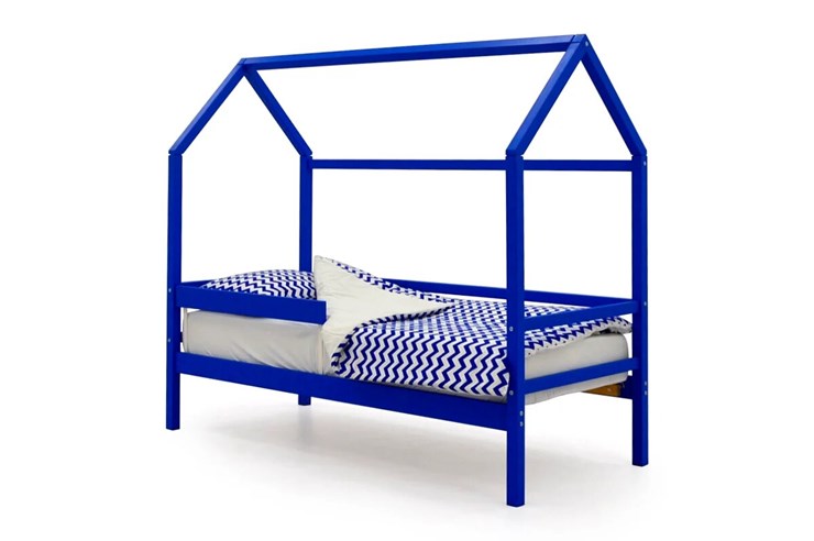 Кровать-домик Svogen синий в Перми - изображение 2
