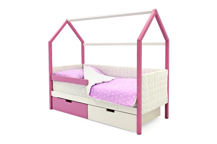 Детская кровать-домик «Svogen лаванда-белый» мягкая в Перми - изображение 3