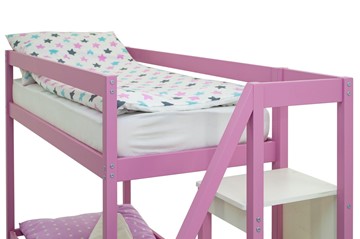 Детская двухэтажная кровать Svogen розовый в Перми - предосмотр 10