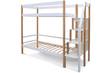 Двухэтажная детская кровать Svogen дерево-белый в Перми - предосмотр 1