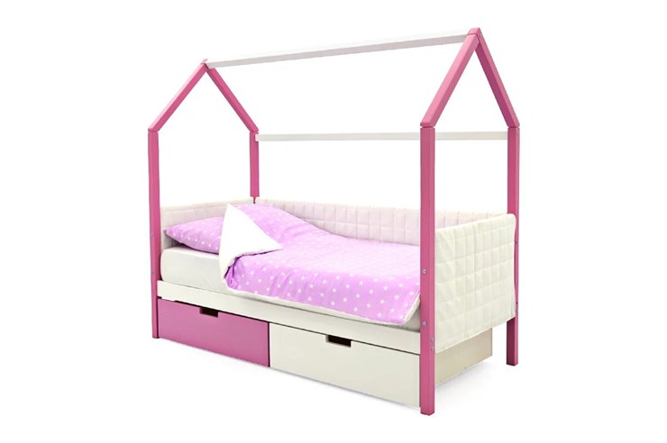 Детская кровать-домик «Svogen лаванда-белый» мягкая в Перми - изображение 4