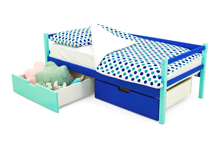 Детская кровать-тахта Skogen мятно-синий в Перми - изображение 4