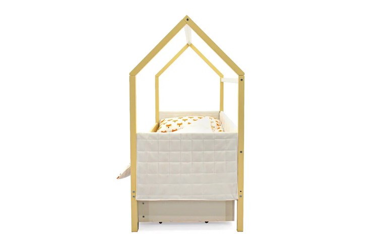 Кровать-домик в детскую «Svogen бежево-белый» мягкая в Перми - изображение 5