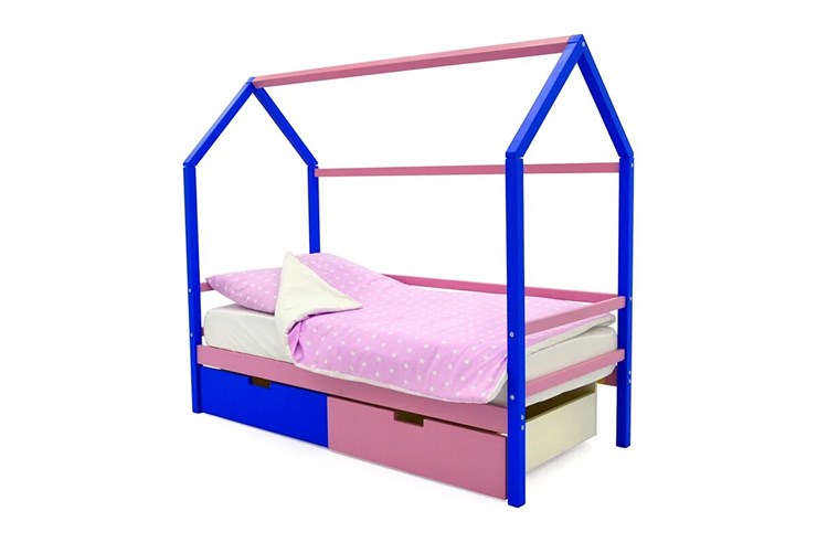 Детская кровать-домик Svogen синий-лаванда в Перми - изображение 2