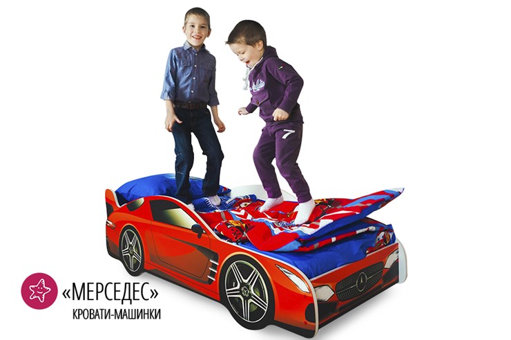 Кровать-машина детская Mercedes в Перми - изображение 1