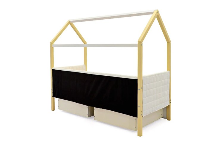 Кровать-домик в детскую «Svogen бежево-белый» мягкая в Перми - изображение 6