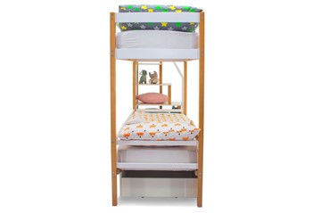 Двухэтажная детская кровать Svogen дерево-белый в Березниках - предосмотр 8