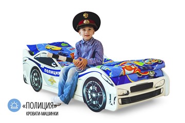 Детская кровать-машина Полиция в Перми - предосмотр 1