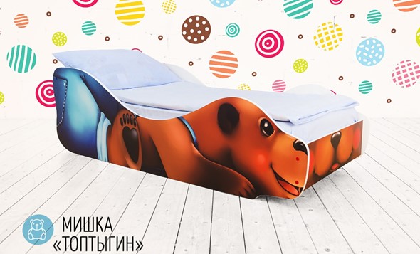 Кровать детская Мишка-Топотыгин в Перми - изображение